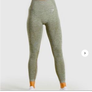 Gymshark Vital Seamless Leggings - Khaki Marl